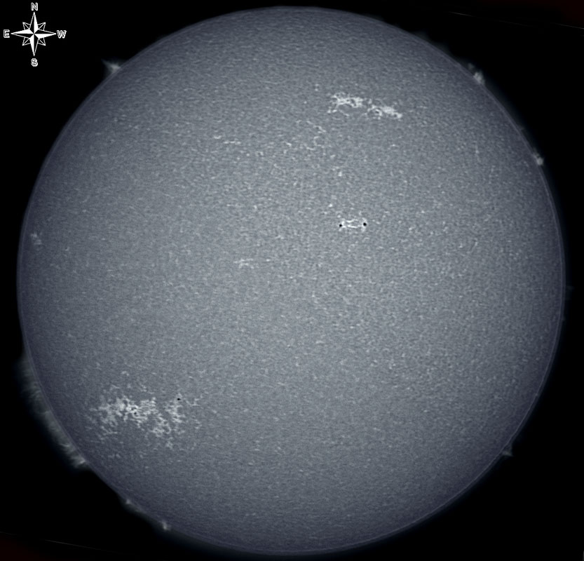 Solar Disk in CaK 11/07/2010