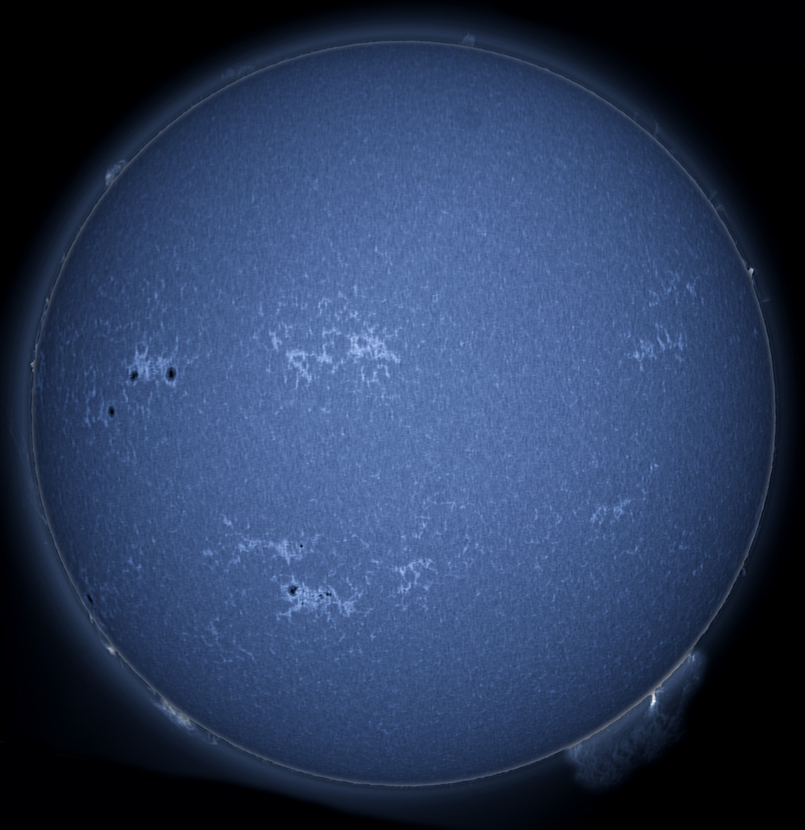 Solar Disk in CaK 11/10/2012