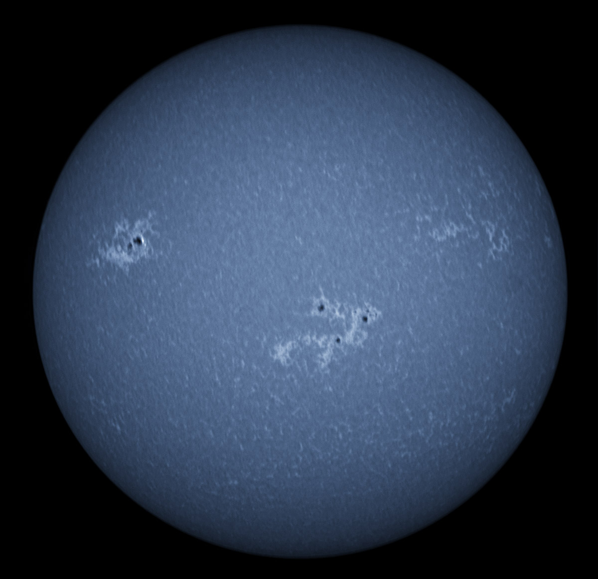 Solar Disk in CaK 12/21/2012