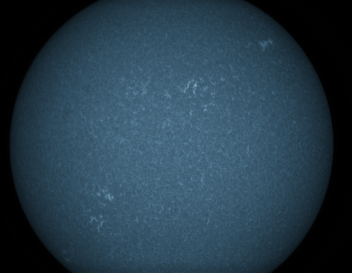 Solar Disk in CaK 12/27/2016