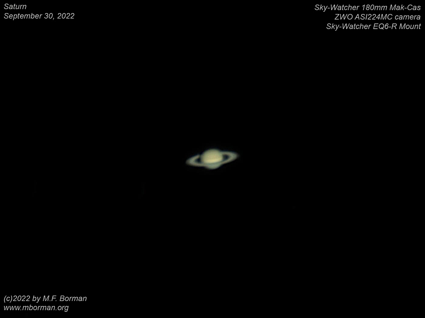 Saturn 09/30/2022