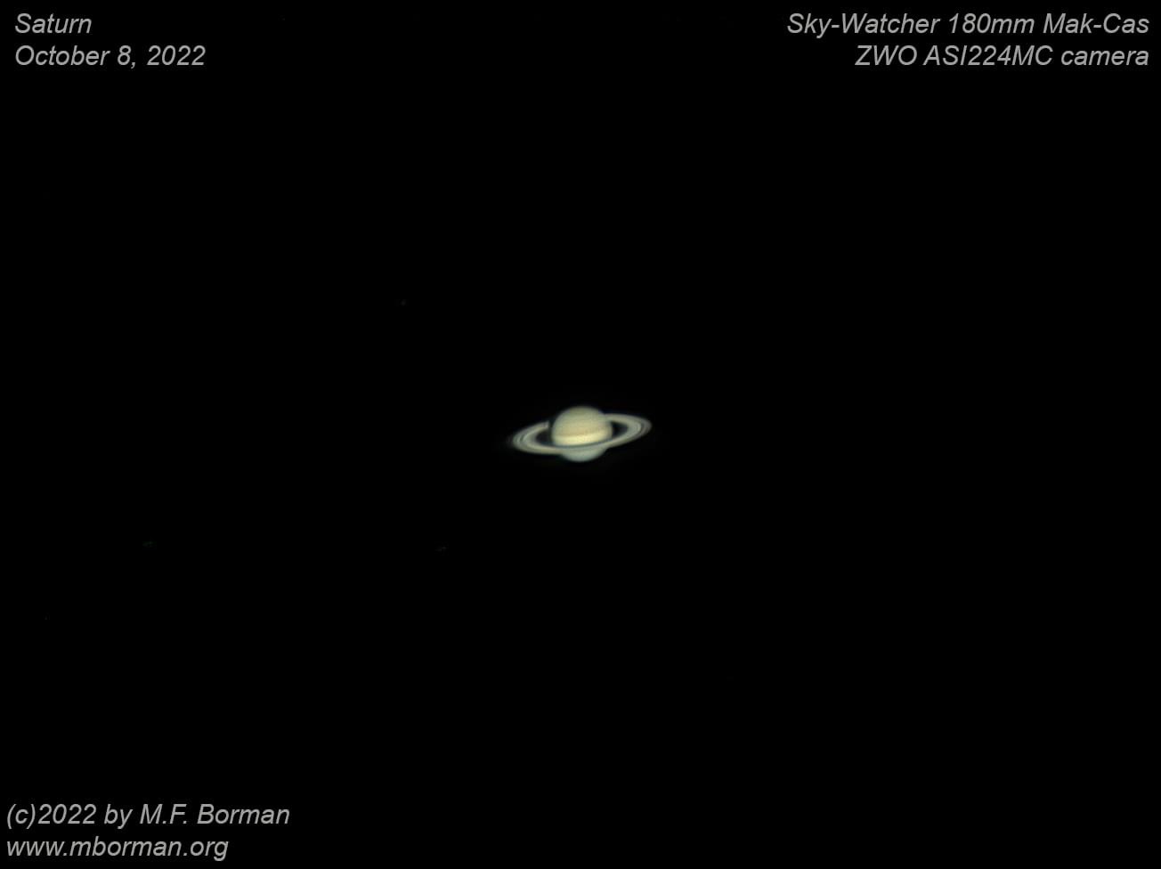 Saturn 10/08/2022