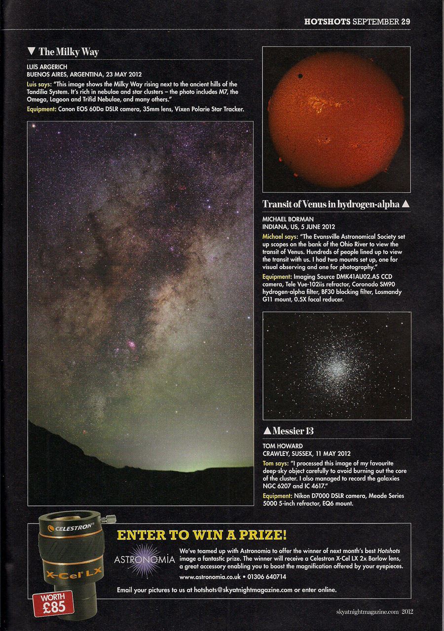 h-alpha transit image