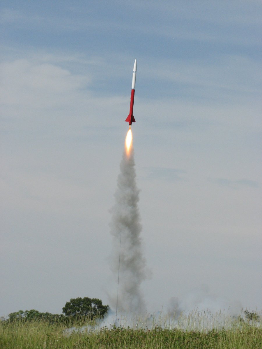 Launch of PML Sudden Rush with an Aerotech I161 motor 