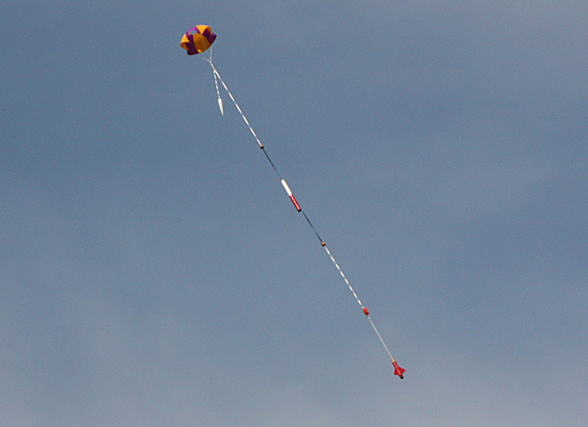 Launch of PML Sudden Rush with an Aerotech I161 motor 