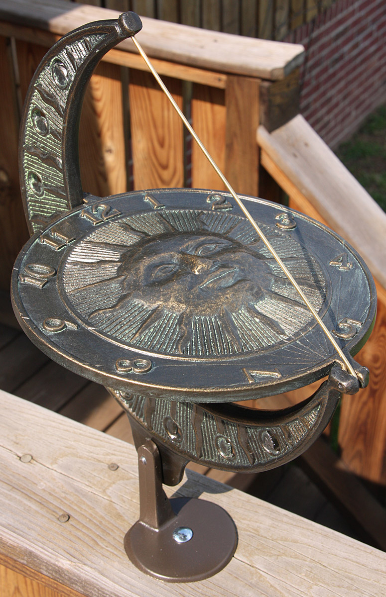 Sundial on my observing deck 06/13/2009