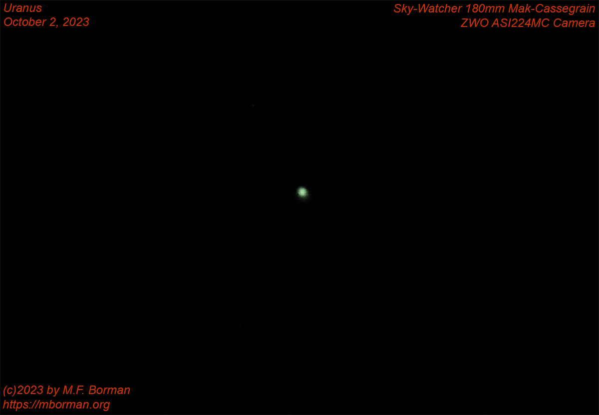 Uranus 10/02/2023